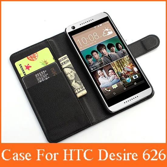 Чехол HTC Desire кожа полиуретан откидной чехол для 626 стойка Wattet стиль с карта слот