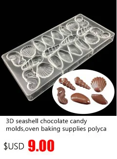 Мини-формы для шоколадных конфет в форме сердца, ручная работа, подарок на день Святого Валентина, декор шоколадом, инструменты из поликарбоната, формы для шоколада