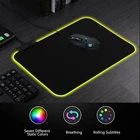 Игровой коврик для мыши RGB, резиновый коврик для мыши со светодиодной подсветкой, для ПК, компьютера 3D24