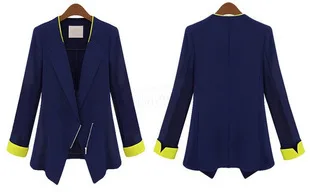 пиджак женский2014 Topshop женщины блейзер три четверти женщин инновационные косой