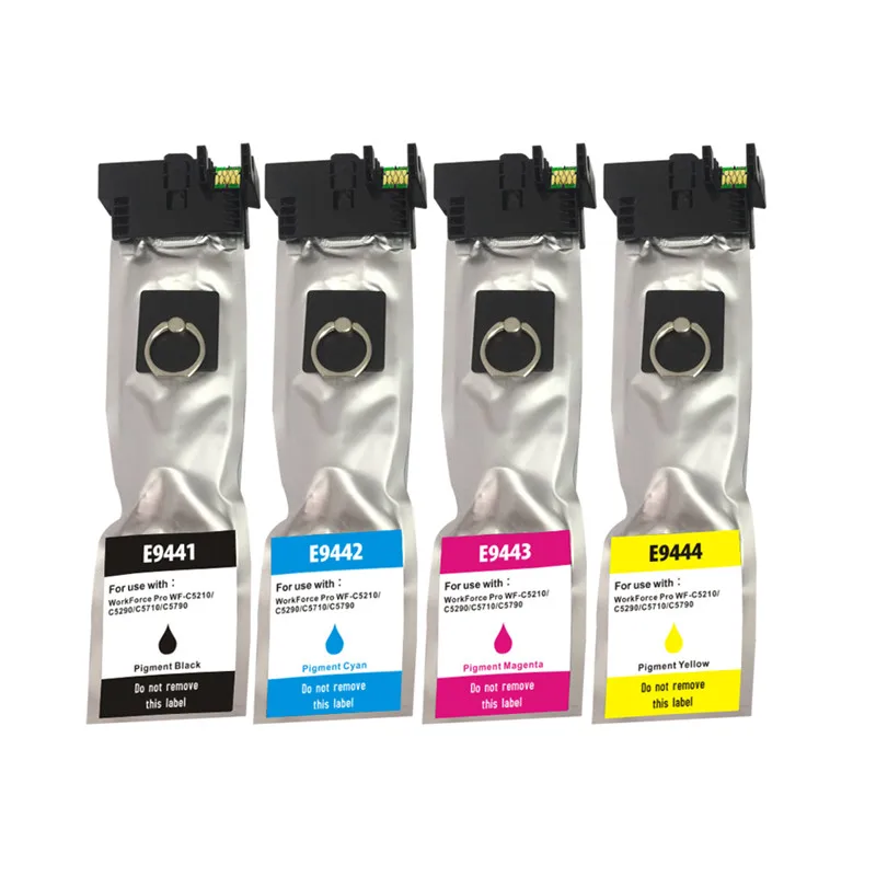 4 шт. T 9441 9442 9443 совместимый для Epson Workforce PRO 9444 WF C5210DW принтер E1994 чернильный