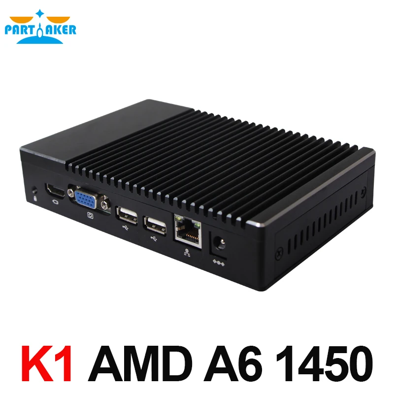 Мини ПК Windows 10 Linux A6 1450 Quad Core GPU Radeon HD 8250 Smart Kit Карманный HTPC HDMI VGA поддержка PXE