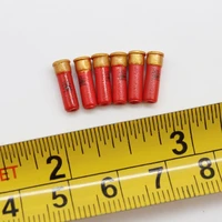 16 scale 6pcs plastic red bullet models toys for 12action figures bodies accessories