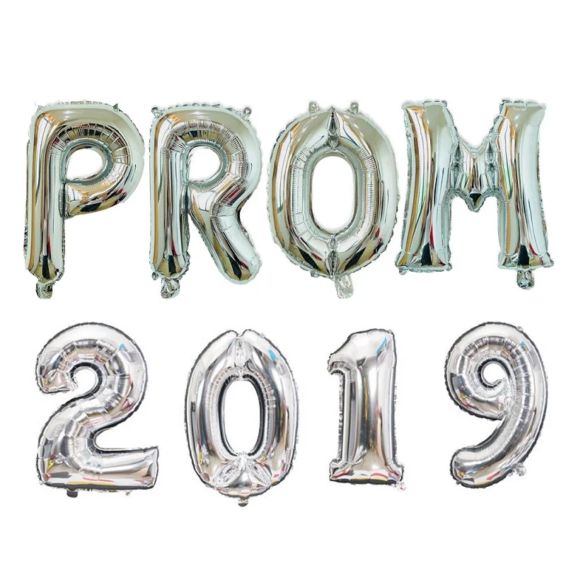 11 шт./лот выпускной вечер 2019 фольга с буквенным принтом воздушный шар класс для