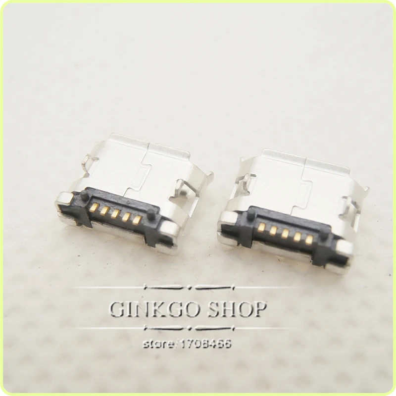 50 шт./лот микро USB разъем 5-контактный длинный игольчатый для зарядки короткие