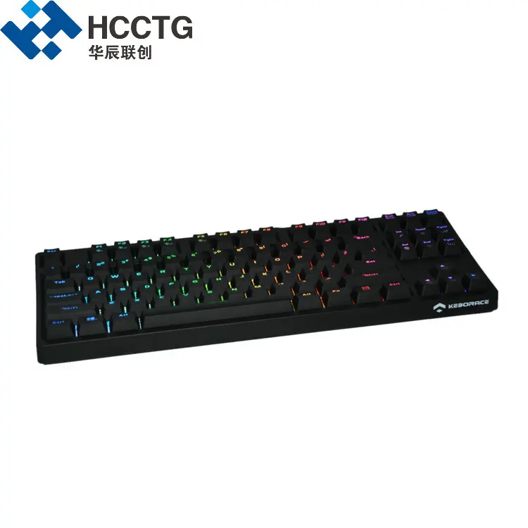 Cherry MX Красный переключатель Проводная фоновая подсветка RGB Механическая игровая