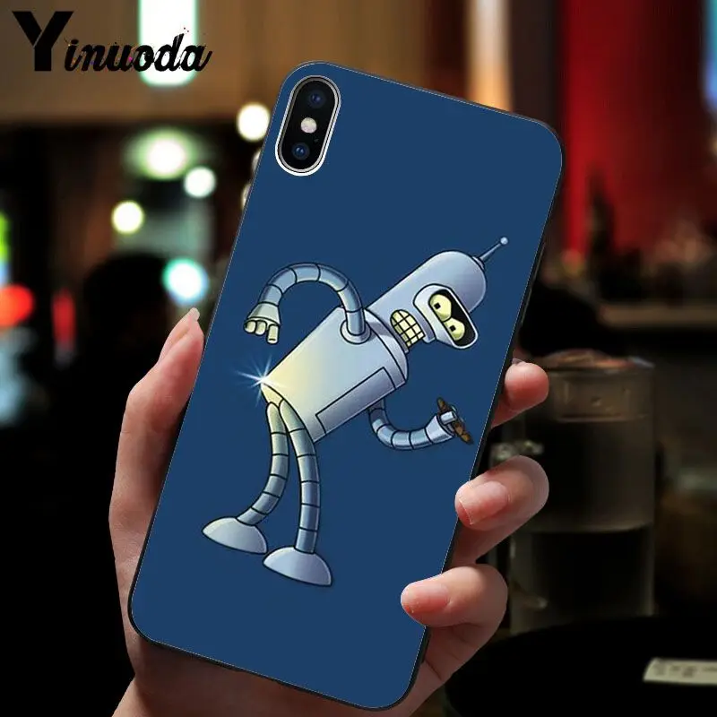 A16 11pro MAX Futurama Bender Bite My Shiny рукоделие принт рисунок чехол для телефона чехол для iPhone 8 7 6S Plus X XS MAX 5 5S SE XR чехол - Цвет: A16