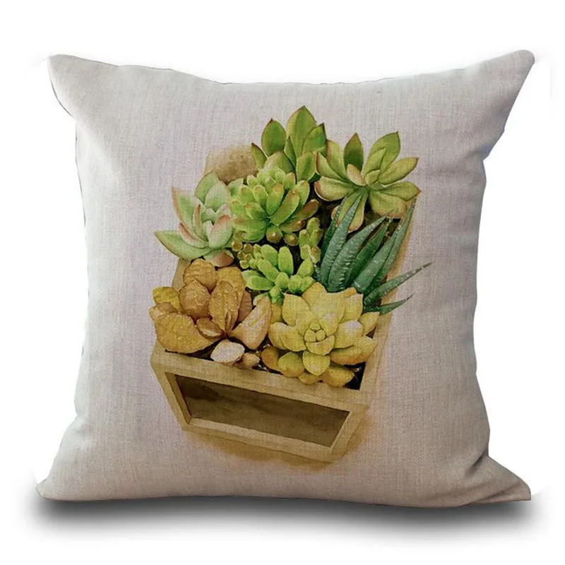 Наволочка для подушки 45 х45 см из хлопка и льна|cushion cover|sofa cushion coverdecorative covers |