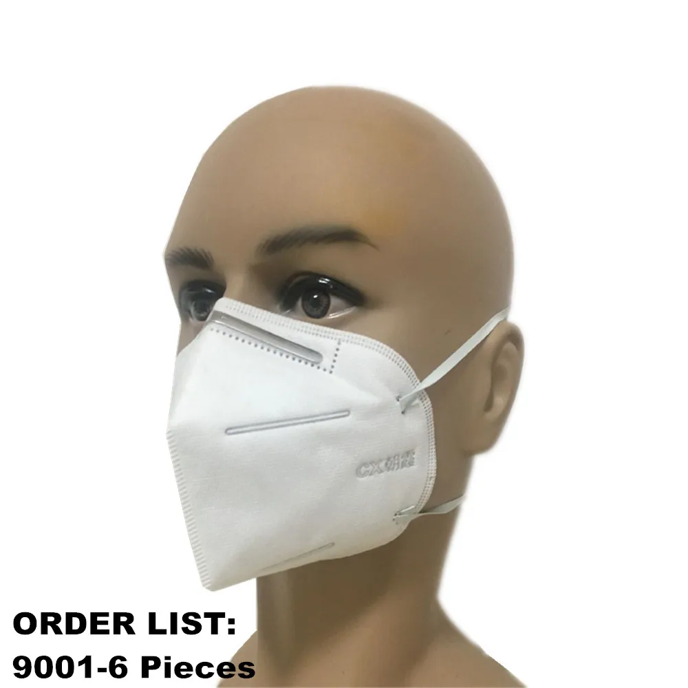 Disposable masks С клапаном ушной петлей одноразовые N 95 загрязнения респиратор Пылезащитная маска с активированным углем нетканые удобные для лица - Цвет: Disposable masks