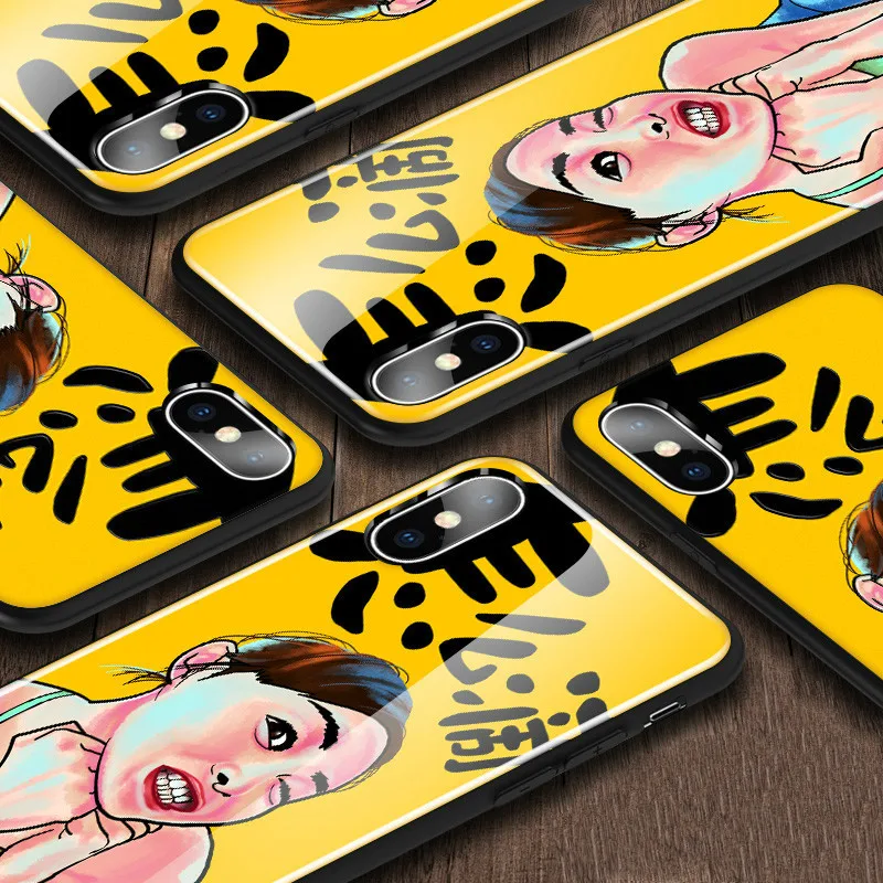 Y-ZU Phone Case For iPhone 6 6s 7 8 6/7/8 plus X Funny How Drop Hand Shell Silica Gel Soften Edge Originality Free Shipping |