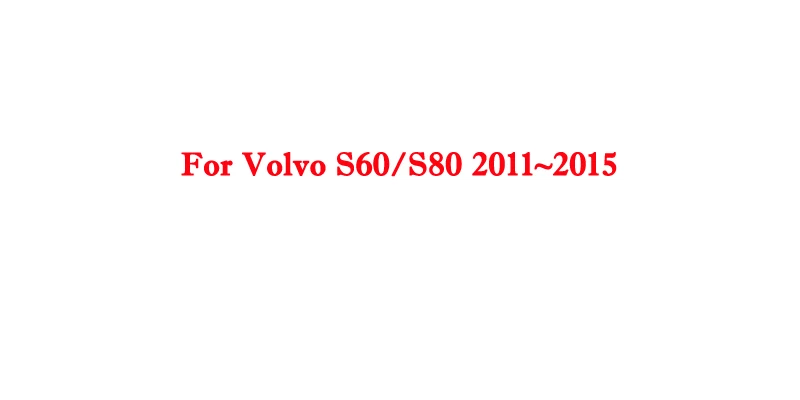 Адаптер интерфейса камеры заднего вида экран монитор для Volvo S60/S80 2010~ парковочная камера заднего вида MMI декодер - Название цвета: Золотой
