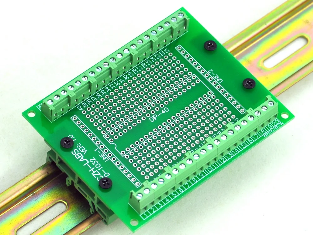 Компонент DIP-40 для винтовой клеммы адаптера PCB с простым кронштейном монтажа на