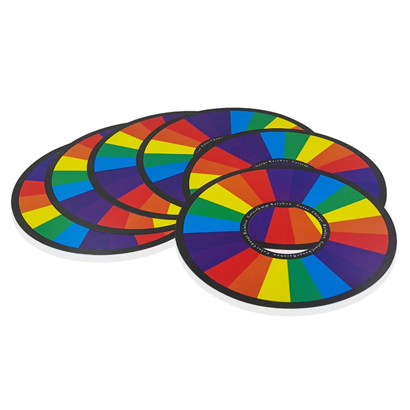 Радужные кольца волшебные трюки меняющее цвет кольцо волшебство сценические