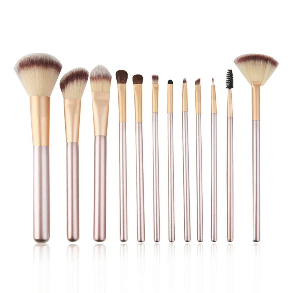 Профессиональный Классический 12 шт./Комплекты бежевый деревянной ручкой