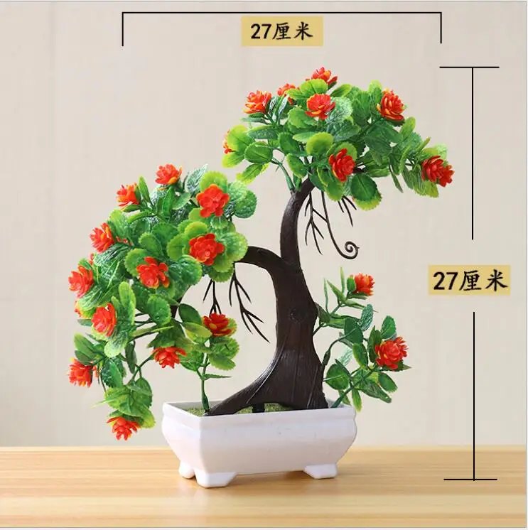 Sweetheart Tree Праздничные и вечерние украшения для дома, бонсай, искусственные растения, дерево, цветок а076 - Цвет: Sweetheart Tree