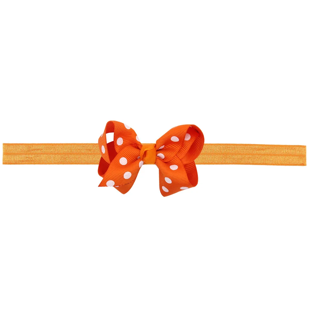 1 Piece MAYA STEPAN Dot Bow Tie Girls Children Hair Head Band Baby Newborn Rope Headband Headwear Headwrap | Детская одежда и