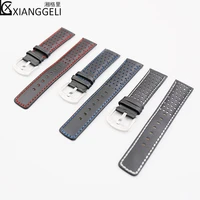 watch accessories leather strap 22mm 24mm suitable for men and women outdoor sports waterproof casual watch belt