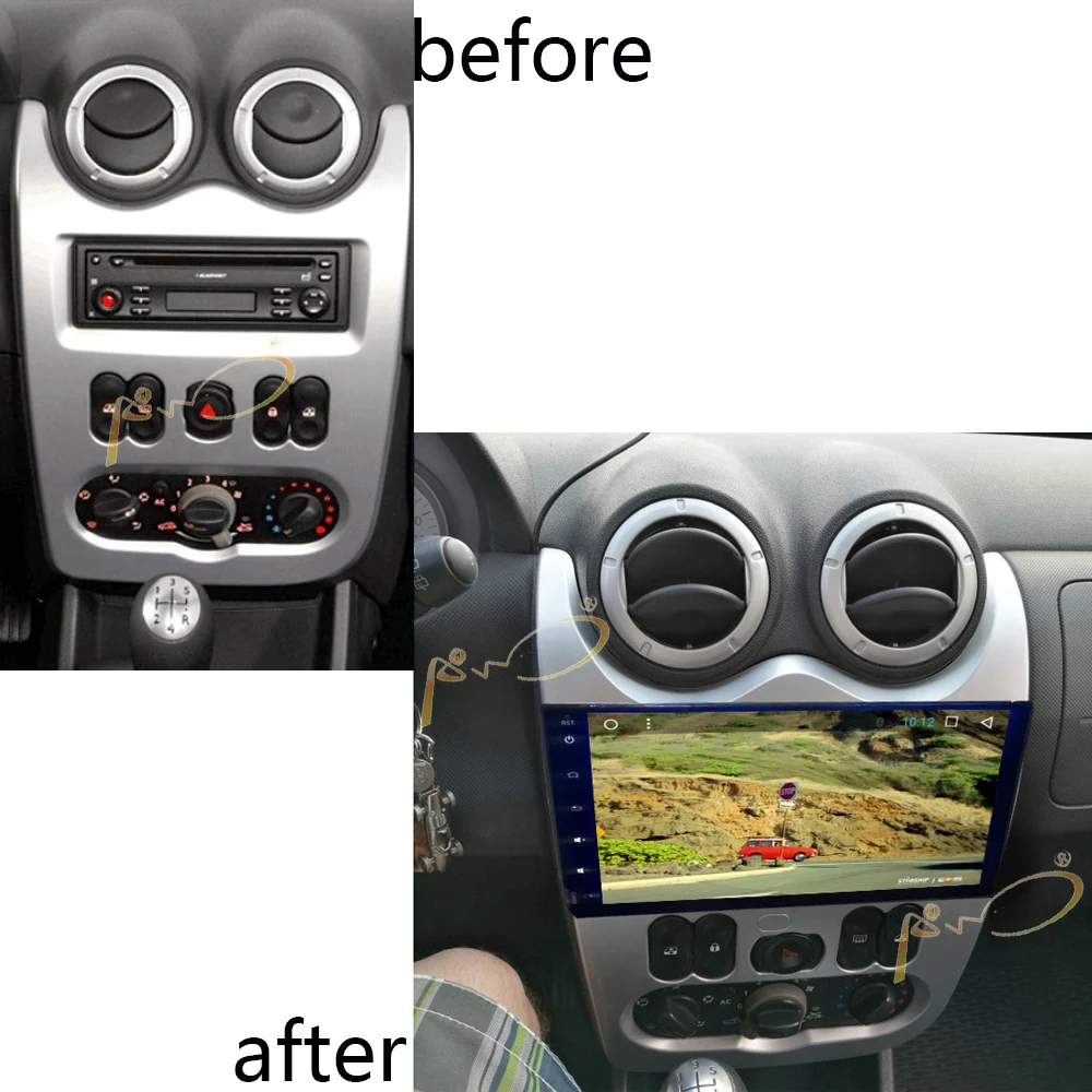 Android 7 1 автомобильный Радио GPS noDVD мультимедийный плеер Navi для Renault Logan Sandero Duster 9