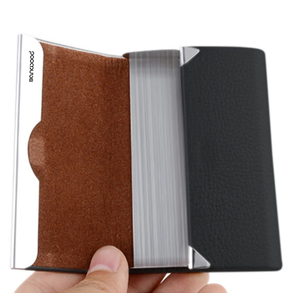 Держатель для карт Magic из искусственной кожи чехол бумажник с клипсой ID 9XYU|leather