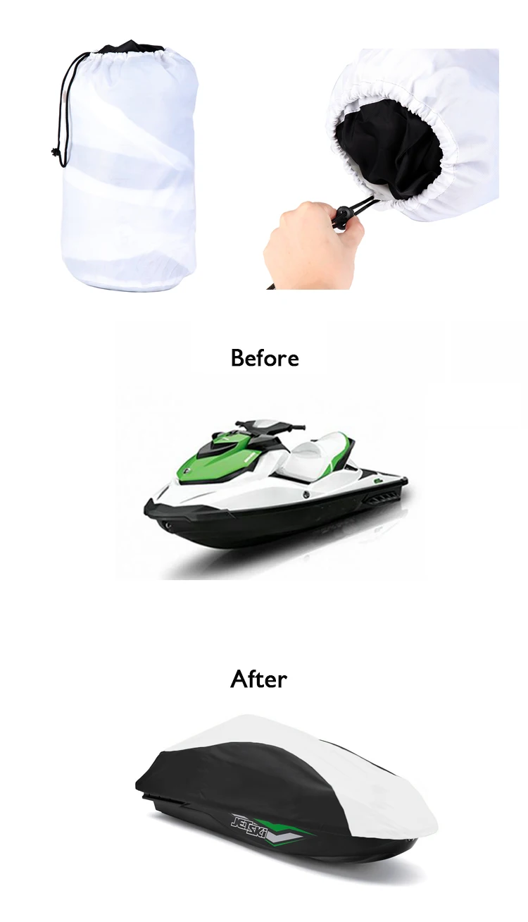KEMIMOTO для Гидроцикла лодка Чехол для SEA DOO JS V-Hull Fish& Ski Pro-style рыбацкая лодка Runabout бас лодка сверхмощная 210D