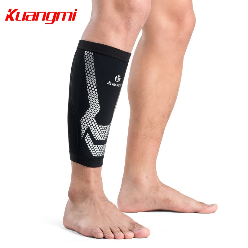 Компрессионные гетры Kuangmi 1 шт. для баскетбола фитнеса бега фиксаж