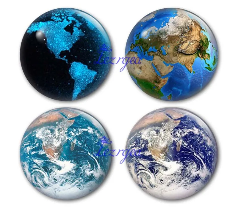 

Earth glass cabochon 12mm/14mm/16mm/18mm/25mm/30mm/40mm Round photo earth map glass cabochon demo flat back Making findings