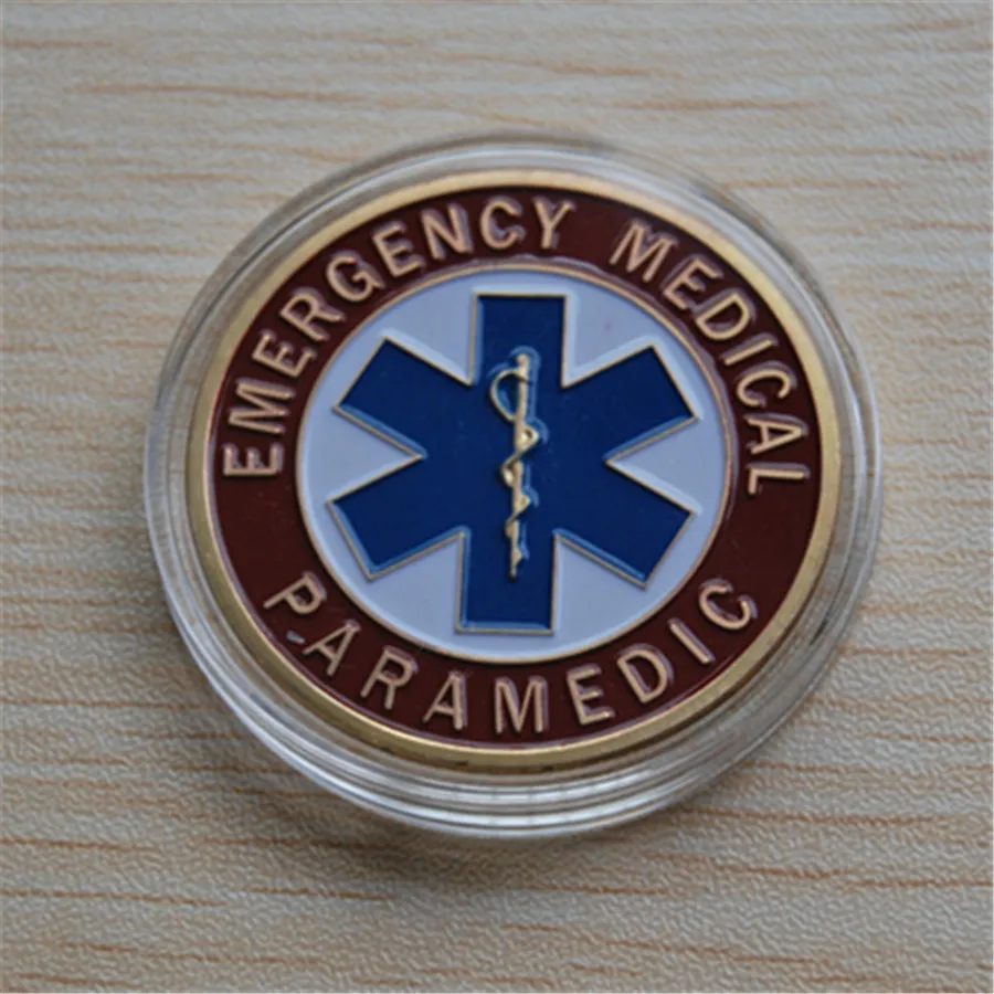 Бесплатная доставка экстренный медицинский парамедик/монета IAFF Fire|coin coins|paramedic