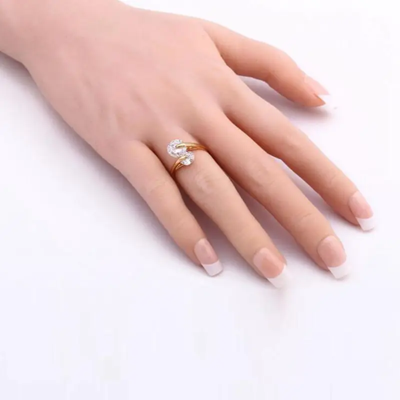 Европа и Америка горячие классические изысканные геометрические обручальные