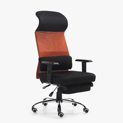 High Quality Fashion Computer Chair Ergonomic Soft Home Office Breathable Mesh Lifting Leisure Boss with Footrest | Мебель