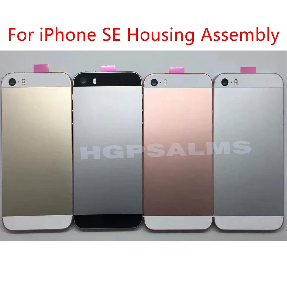 Новый полный корпус для iPhone SE средняя рамка Шасси задняя крышка батарейного
