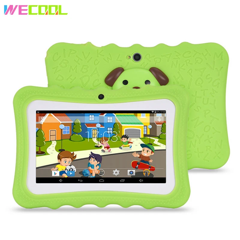 7 дюймов WeCool A61 Дети планшетный ПК четырехъядерный Android планшет 8 ГБ 1024x600 экран