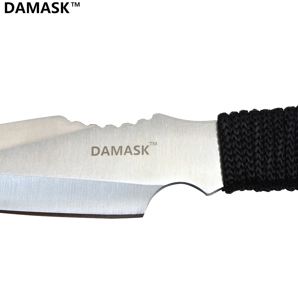 Дамасской бренд высокое качество фиксированным лезвием Тактический Ножи острый