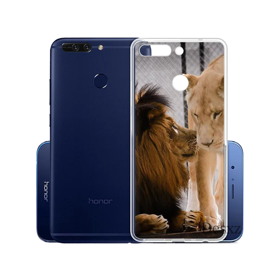 Чехол для телефона с изображением Льва Huawei Honor 6A 7A 7C 6C 7X Pro 8 8X 9 10 Lite Play | Мобильные