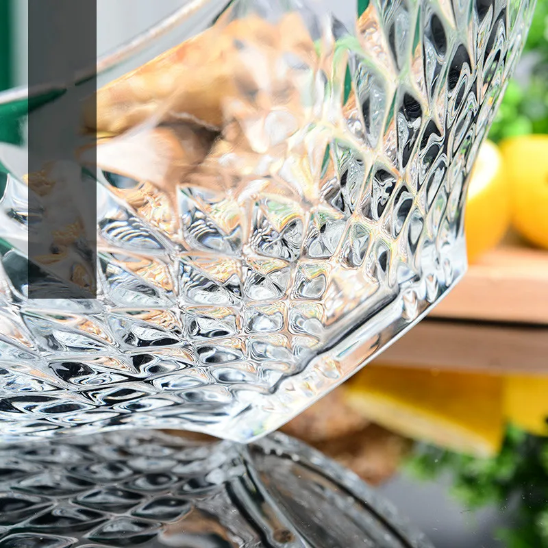 Стеклянная Фруктовая тарелка салатная чаша с фруктами в европейском стиле для