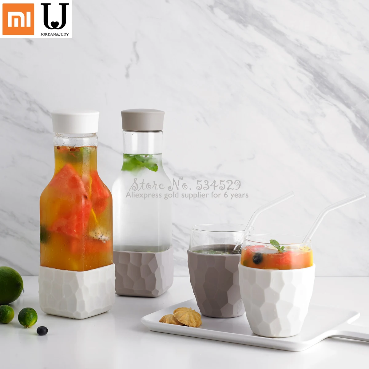 Умный дом xiaomi модная питьевая вода для бутылки с высоким боровым стеклом бытовой