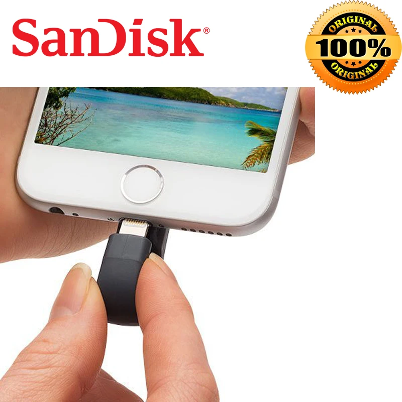 SanDisk flash usb 64 ГБ 32 USB флэш накопитель 3 0 флешки для iPhone iPad iPod APPLE MFi|sandisk usb|32gb otgusb stick |