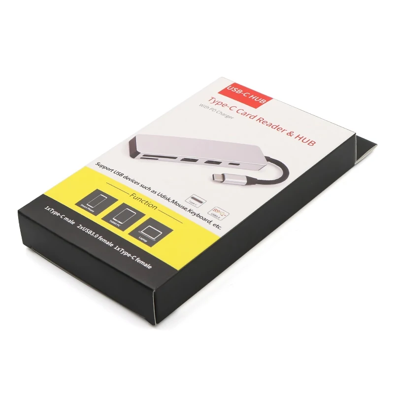 5 в 1 адаптер USB 3 0 + 2 TF/Micro SD Type C|USB-хабы| |
