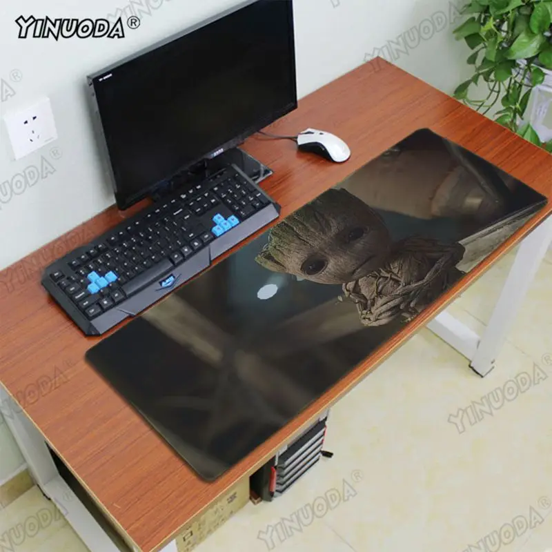 Lock Edge 30X90cm Yinuoda мальчик подарок Pad Грут резиновая Мышь прочный коврик для мыши на стол из мягкой резины профессиональный игровой Мышь Pad стол коврик для dota2 cs - Цвет: Lock Edge 30X90cm