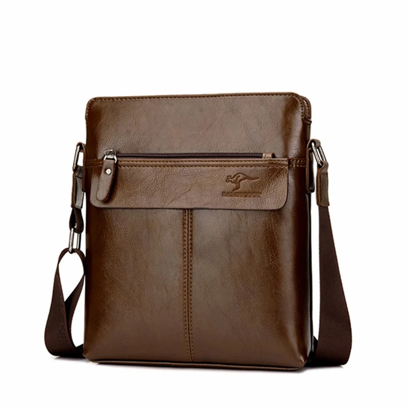 Бренд Мужской Сумка Сплит Кожа Бизнес Случайный Мужчины Crossbody Плеча Модельер
