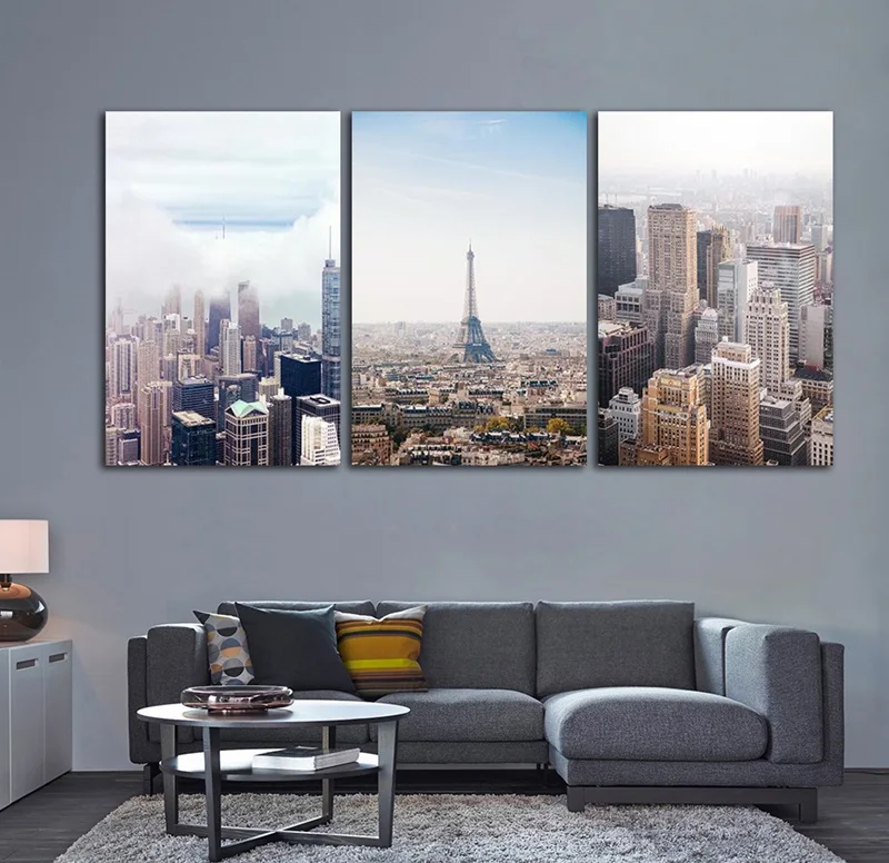 

Nordic Decoration Home Art Posters and Prints City Architecture Tower Canvas Painting Modular Wall Pictures for Living Room