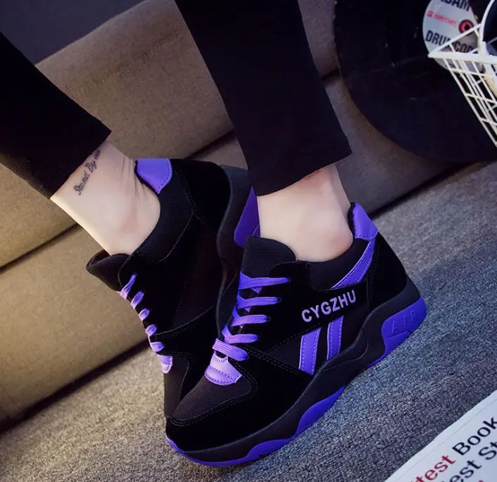 Autumn Ladies Glitter Chunky Sneakers Platform Casual Shoes Dad dames Sneakers Women Shoes Trainers basket chaussure femme