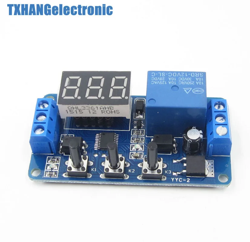 12 В светодиодный модуль реле с таймером задержки автоматизации выключателем