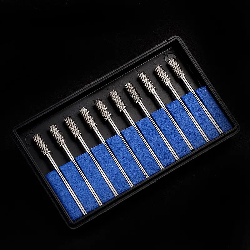 10 шт. стоматологический лабораторный Полировальный Инструмент сверла для микро