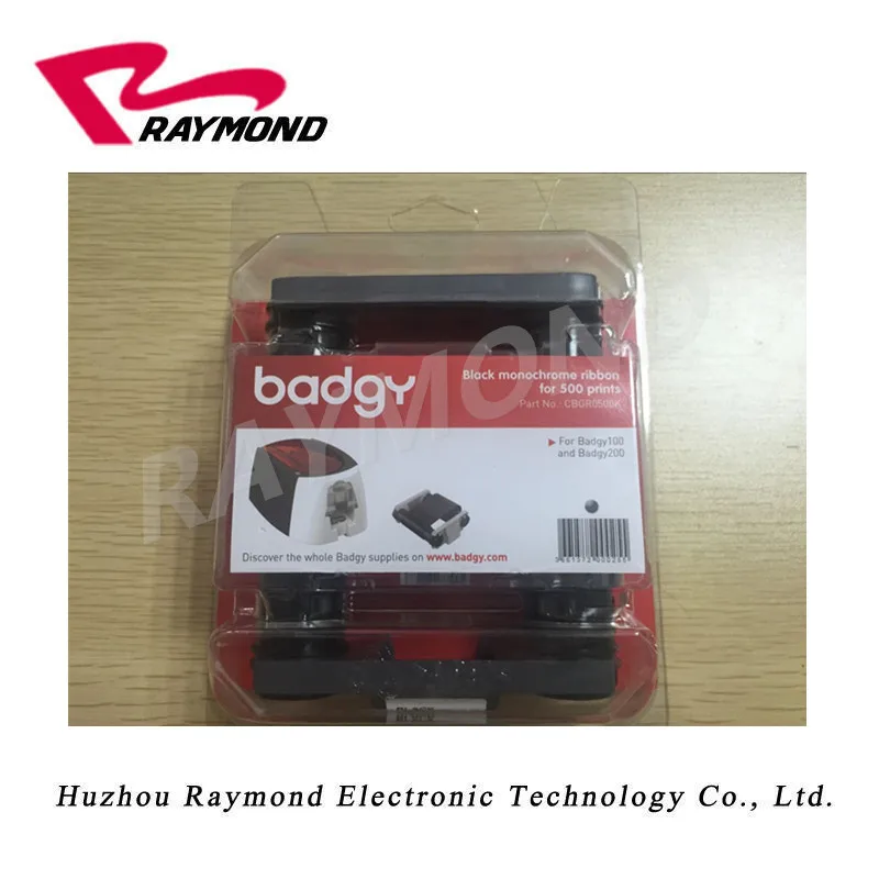 Evolis Badgy100 и Badgy200 карточный принтер CBGR0500K черная монохромная лента 500 принты|Ленты