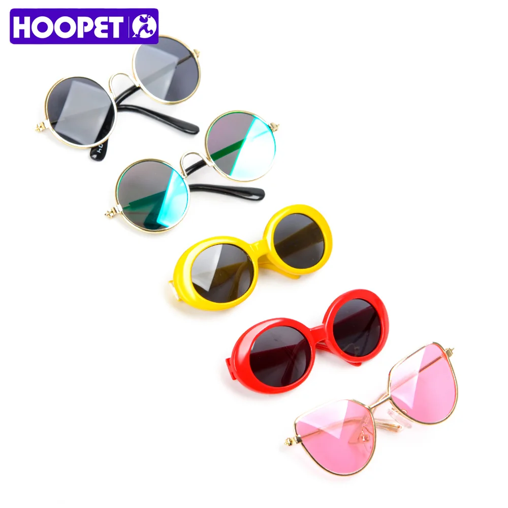 HOOPET Pet Солнцезащитные очки Маленькая плюшевая собака круглые кошки Для Игры