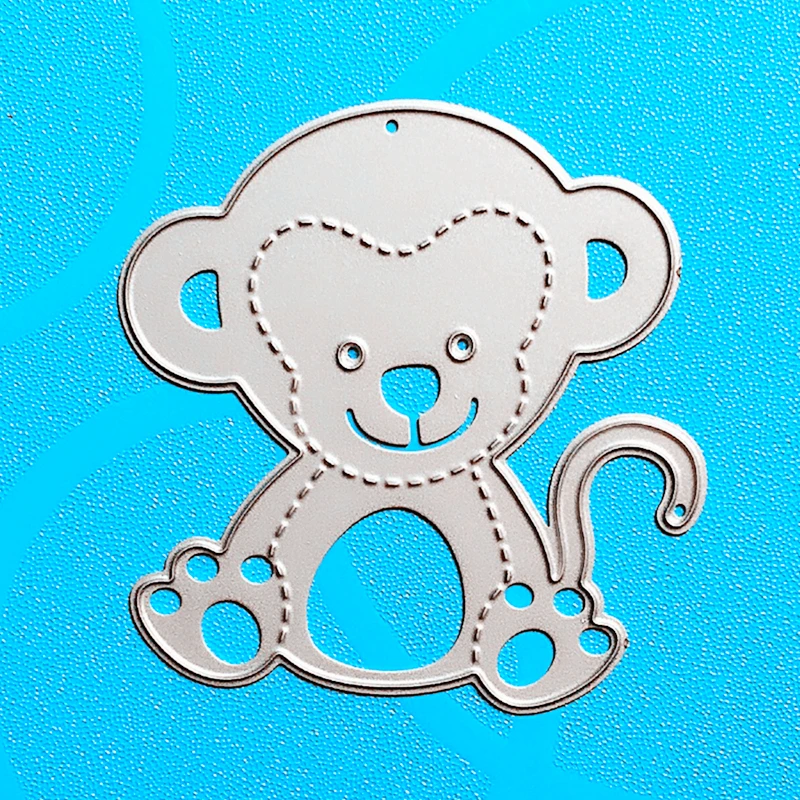 

YLCD797 Monkey Metal Cutting Dies For Scrapbooking Stencils DIY Album Paper Cards Decoration Embossing Folder Die Cutter Tools