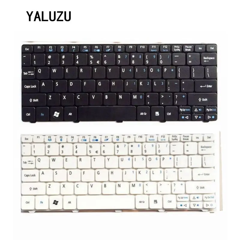 Клавиатура для ноутбуков Acer черная клавиатура Aspire One D255 D257 AOD257 D260 D270 521 532H 533 AO521 AO533