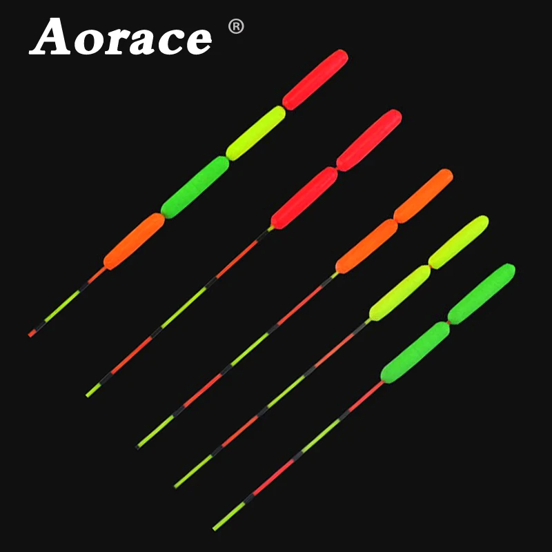 Aorace 10 шт. оранжевый/красный/зеленый/желтый поплавок для рыбалки плавающий