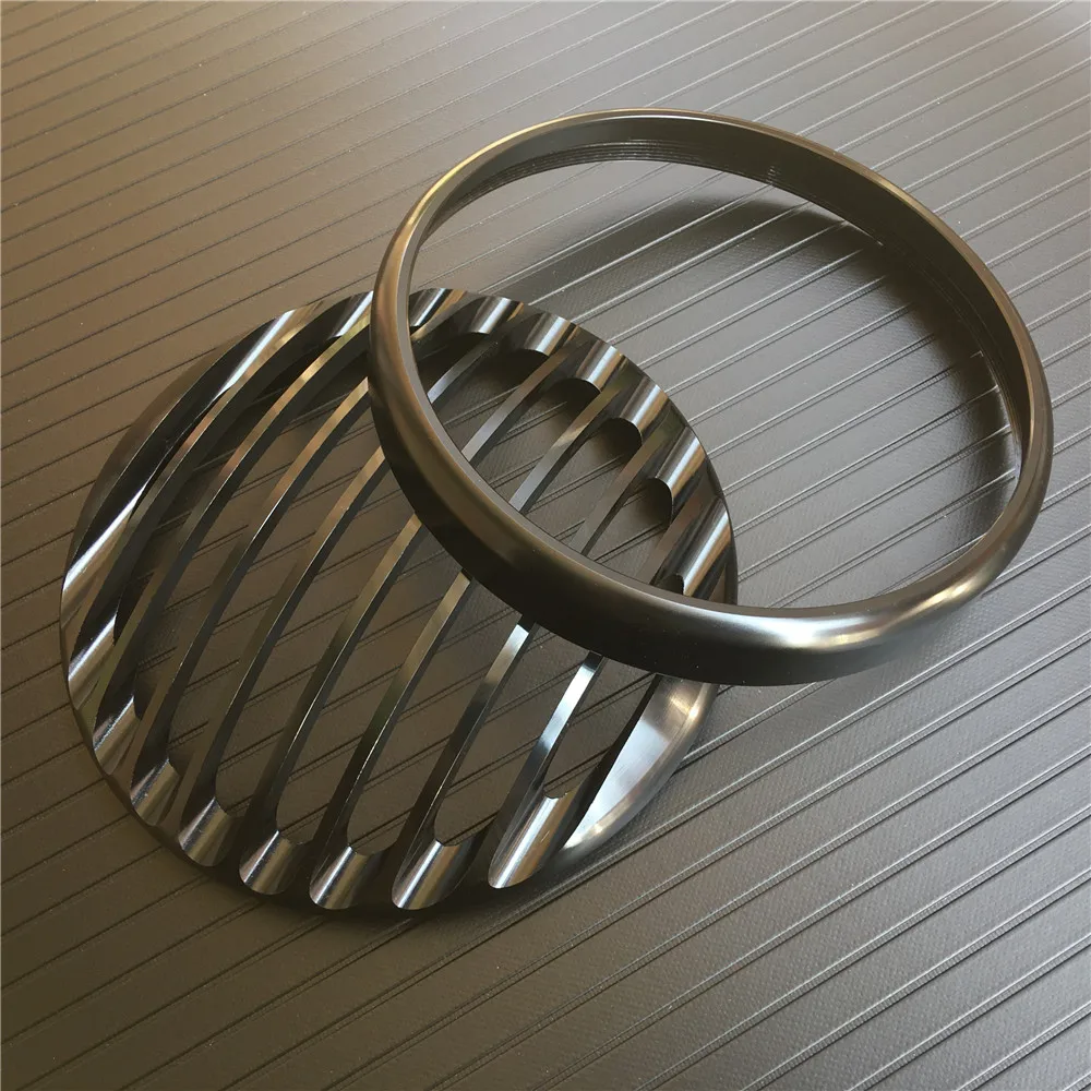 5 3/4 &quotCNC фары свет Гриль Крышка для Harley Sportster XL 883 1200 2004 2014 2005 2006 2007 2008 2009 2010 2011 2012
