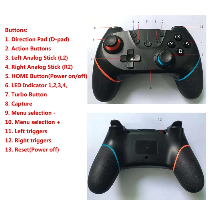 Bluetooth Беспроводной Pro геймпад для nintendo Switch Пульт дистанционного управления Джойстик для nintendo переключатель Mando для nintendo переключатель